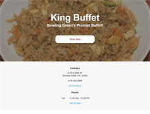 Tablet Screenshot of kingbuffetbg.com